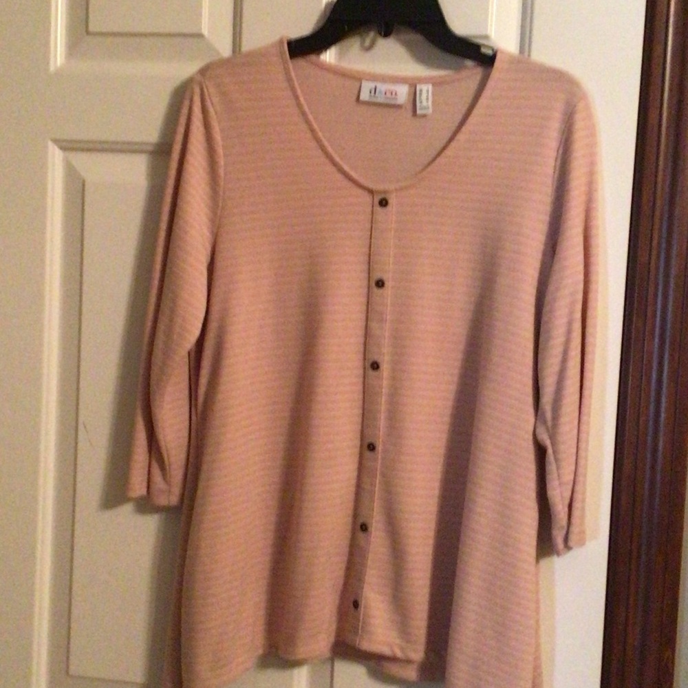 Pink Striped Top